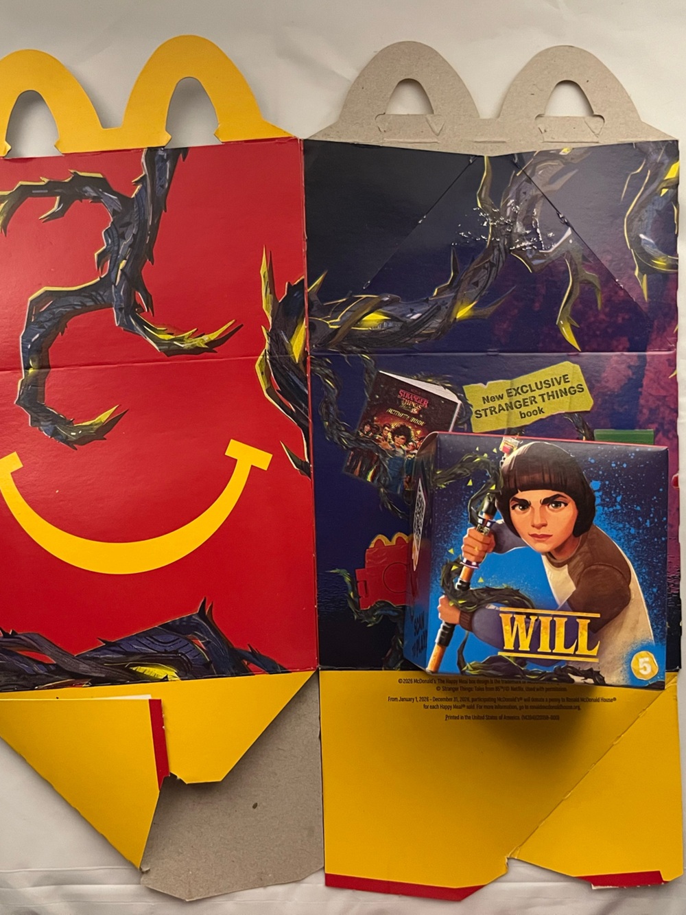 McDonald’s Happy Meal Stranger Things: Tales From 85 Mike and box
